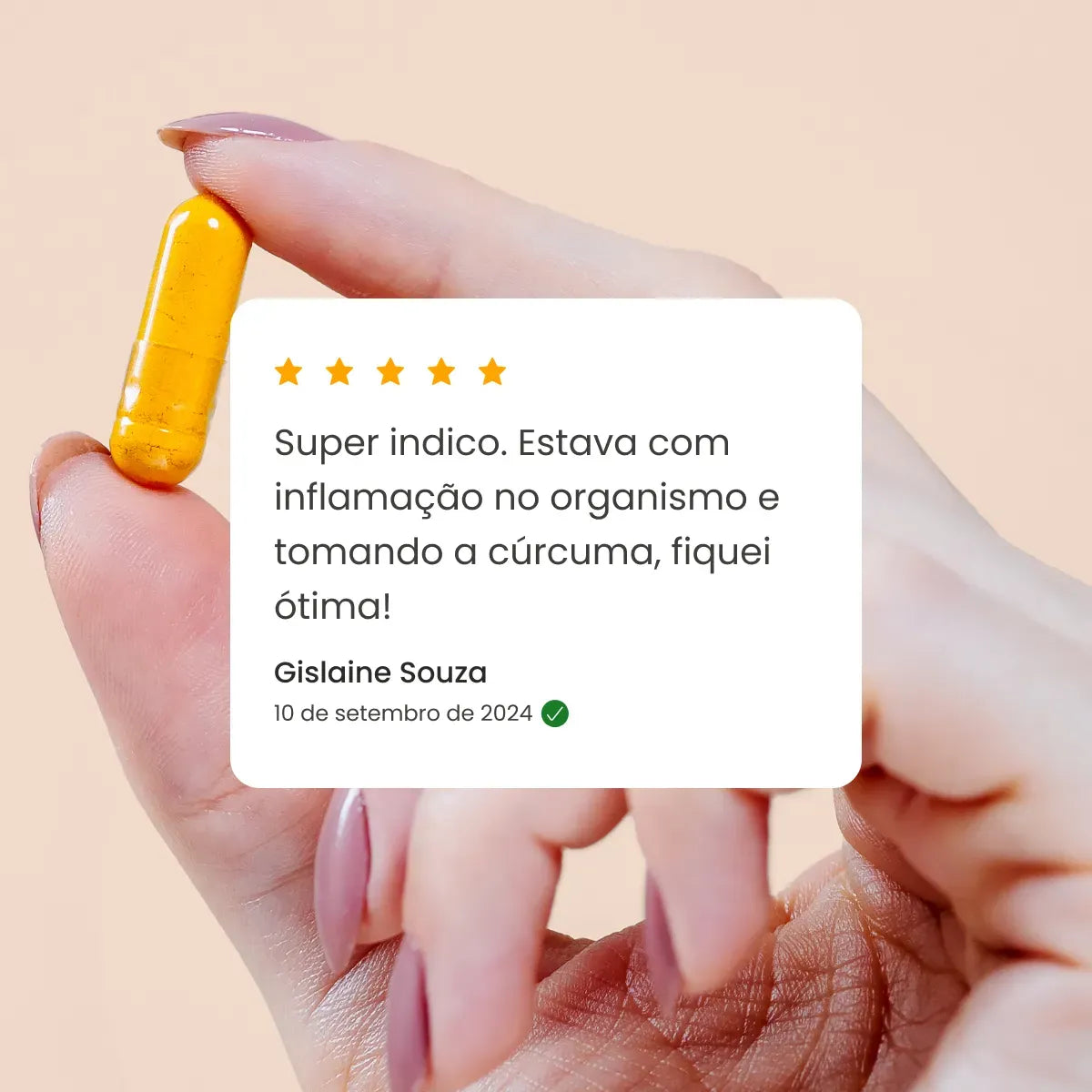 Cúrcuma Longa em cápsulas de 130mg com TCM + Selênio e Vitamina D3