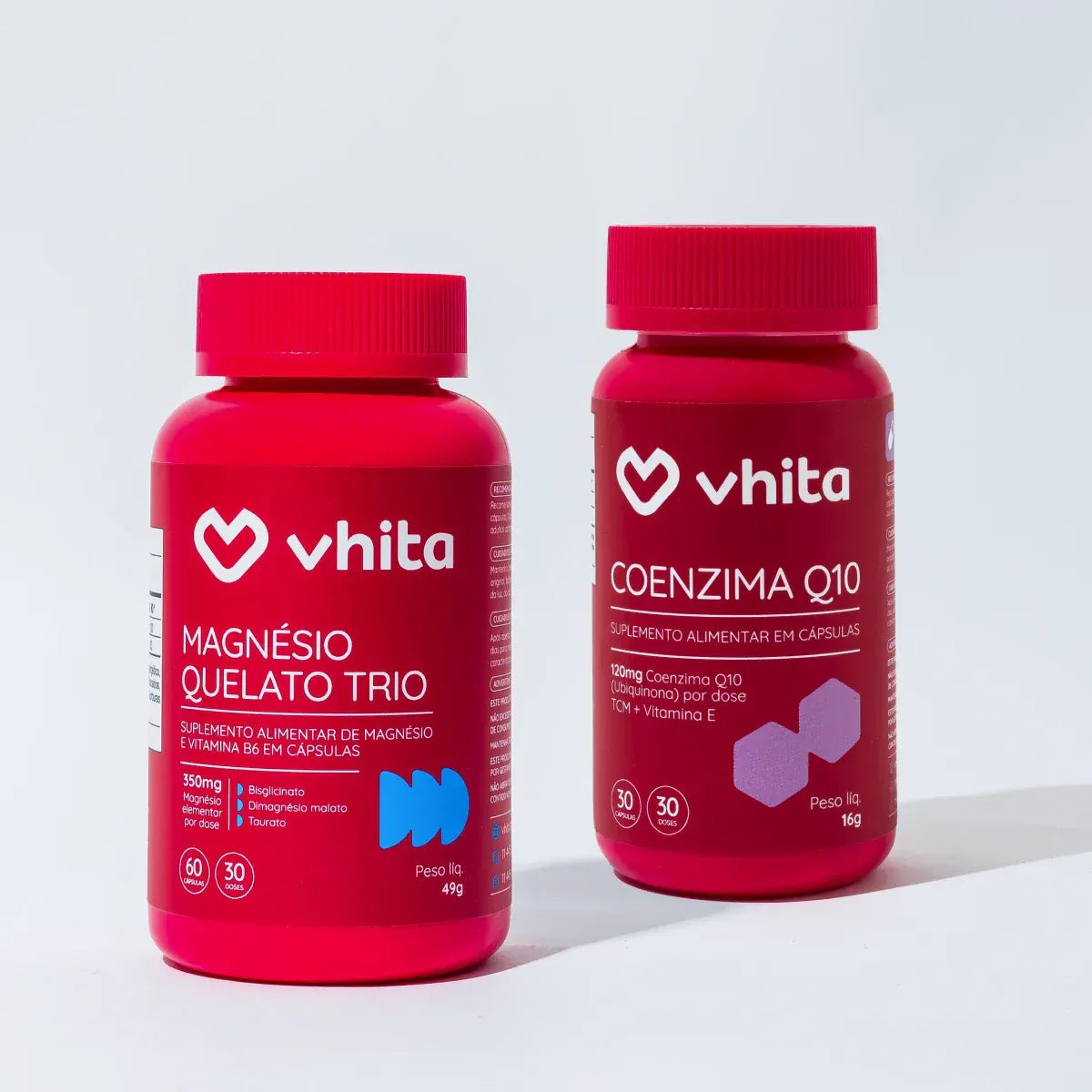 Kit Coenzima Q10 e Magnésio Quelato Trio