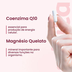 Kit Coenzima Q10 e Magnésio Quelato Trio