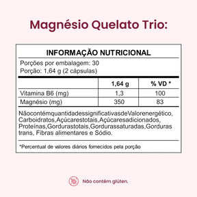 Kit Coenzima Q10 e Magnésio Quelato Trio